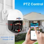 Hiseeu 4K 8MP Dual Lens PTZ Wifi IP Camera 8X Zoom Outdoor HD Full Color Night Vision Human Detection Video Surveillance Cameras – Image 4