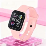 6-piece set of fashion electronic watch necklace earrings ring set for teenagers boys and girls, the best choice for frien – Image 2