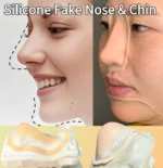 Reusable Silicone Gel Fake Nose & Chin Makeup Kit Natural Effect Cosplay Makeup Special Effects Kit Professional Makeup Kit