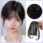 Fake Air Bangs Hair Clip-In Extension Synthetic Hair Fake Fringe Natural False Hairpiece Women Clip in Bangs Hair Styling Tools – Image 4
