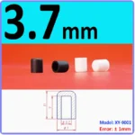  White Silicone rubber cover round steel pipe sleeve end protective cap anti-collision and high temperature resistant 3~68.5mm – Image 36