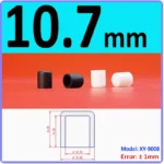 White Silicone rubber cover round steel pipe sleeve end protective cap anti-collision and high temperature resistant 3~68.5mm – Image 25