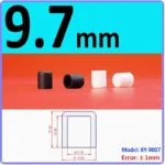  White Silicone rubber cover round steel pipe sleeve end protective cap anti-collision and high temperature resistant 3~68.5mm – Image 24