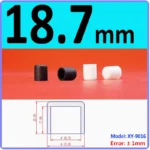  White Silicone rubber cover round steel pipe sleeve end protective cap anti-collision and high temperature resistant 3~68.5mm – Image 29