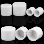  White Silicone rubber cover round steel pipe sleeve end protective cap anti-collision and high temperature resistant 3~68.5mm – Image 4