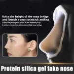 Reusable Silicone Gel Fake Nose & Chin Makeup Kit Natural Effect Cosplay Makeup Special Effects Kit Professional Makeup Kit – Image 2