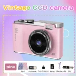 Digital Camera 4K HD Kid Camera 48MP Autofocus Vlogging Camera 2.4 Inch Retro Fashion Portable Video Camcorder for Beginners – Image 11