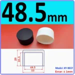  White Silicone rubber cover round steel pipe sleeve end protective cap anti-collision and high temperature resistant 3~68.5mm – Image 17