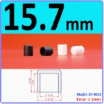  White Silicone rubber cover round steel pipe sleeve end protective cap anti-collision and high temperature resistant 3~68.5mm – Image 40
