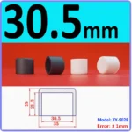  White Silicone rubber cover round steel pipe sleeve end protective cap anti-collision and high temperature resistant 3~68.5mm – Image 39