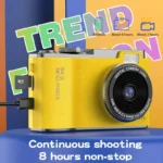 Digital Camera 4K HD Kid Camera 48MP Autofocus Vlogging Camera 2.4 Inch Retro Fashion Portable Video Camcorder for Beginners – Image 2