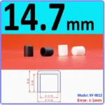  White Silicone rubber cover round steel pipe sleeve end protective cap anti-collision and high temperature resistant 3~68.5mm – Image 32
