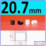  White Silicone rubber cover round steel pipe sleeve end protective cap anti-collision and high temperature resistant 3~68.5mm – Image 31