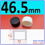  White Silicone rubber cover round steel pipe sleeve end protective cap anti-collision and high temperature resistant 3~68.5mm – Image 7