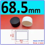  White Silicone rubber cover round steel pipe sleeve end protective cap anti-collision and high temperature resistant 3~68.5mm – Image 33