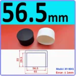  White Silicone rubber cover round steel pipe sleeve end protective cap anti-collision and high temperature resistant 3~68.5mm – Image 44