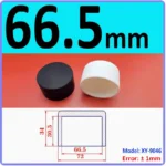  White Silicone rubber cover round steel pipe sleeve end protective cap anti-collision and high temperature resistant 3~68.5mm – Image 38