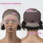 Short Human Hair Wig Highlight Pixie Cut Lace Front Human Hair Wigs For Black Women Perruque Cheveux Humain Cheap Glueless Wig – Image 6