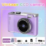Digital Camera 4K HD Kid Camera 48MP Autofocus Vlogging Camera 2.4 Inch Retro Fashion Portable Video Camcorder for Beginners – Image 12