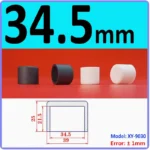  White Silicone rubber cover round steel pipe sleeve end protective cap anti-collision and high temperature resistant 3~68.5mm – Image 26