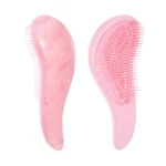 Brosse à cheveux démêlante magique, 1 pièce, paille de blé douce, peigne de Massage du cuir chevelu, antistatique, brosse de – Image 9