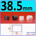  White Silicone rubber cover round steel pipe sleeve end protective cap anti-collision and high temperature resistant 3~68.5mm – Image 28
