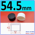  White Silicone rubber cover round steel pipe sleeve end protective cap anti-collision and high temperature resistant 3~68.5mm – Image 18