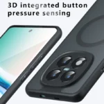 For Xiaomi Redmi Note 15 Pro Plus 5G Case Shockproof Magnetic Matte PC+TPU Anti-fingerprint Translucent Cover for Note15 Pro – Image 2