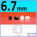  White Silicone rubber cover round steel pipe sleeve end protective cap anti-collision and high temperature resistant 3~68.5mm – Image 34