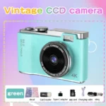 Digital Camera 4K HD Kid Camera 48MP Autofocus Vlogging Camera 2.4 Inch Retro Fashion Portable Video Camcorder for Beginners – Image 8