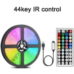 Led Strip Lights with 44 Key Remote Control 1m 5m 10m 20m RGB Tape Led Wall Room for Home Bedroom Party Decor TV Backlight – Image 7