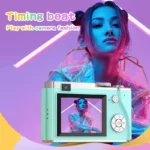 Digital Camera 4K HD Kid Camera 48MP Autofocus Vlogging Camera 2.4 Inch Retro Fashion Portable Video Camcorder for Beginners – Image 4