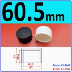  White Silicone rubber cover round steel pipe sleeve end protective cap anti-collision and high temperature resistant 3~68.5mm – Image 45
