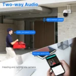 Hiseeu 4K 8MP Dual Lens PTZ Wifi IP Camera 8X Zoom Outdoor HD Full Color Night Vision Human Detection Video Surveillance Cameras – Image 5