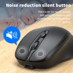 Portable Wireless Bluetooth Mouse Compact Ergonomic 2.4G USB Noiseless 1600DPI 500mAh Rechargeable for PC Tablet Laptop MacBook – Image 5