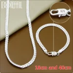 Collier en argent 925, chaîne 6 mm, 40–60 cm, homme & femme, idéal mariage, fiançailles ou cadeau. – Image 16