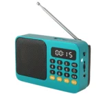 Bluetooth 5.0 Portable FM Radio Small Emergency Recargable Sound Box Mini Vintage Speaker Mp3 Player Support TF Card USB Drive – Image 8