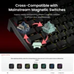 AKKO TAC75 HE Magnetic Switch Keyboard 75% Gaming Keyboards Rapid Trigger 0.005mm 8K RGB Wired Esports Custom Keyboard for Gamer – Image 4
