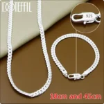 Collier en argent 925, chaîne 6 mm, 40–60 cm, homme & femme, idéal mariage, fiançailles ou cadeau. – Image 17