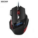 1 PC New Hyperspeed USB Gaming Mouse RGB Backlit Ergonomic Game Mice 7D Esports Wired Mouse for Laptop PC Gamer