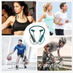 Wireless Bluetooth Earphones Neckband Headphones Gaming Stereo Sports Headset Halter Waterproof Magnetic Earbud with LED Display – Image 5