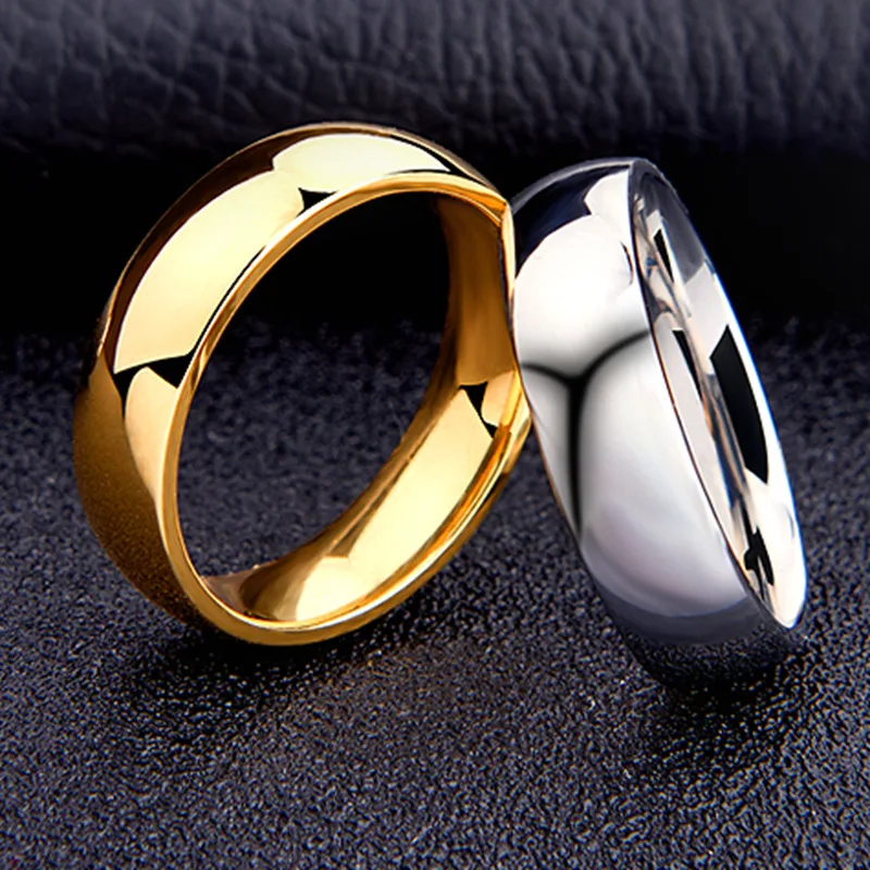 S3df22d43dda648d4a80ed2dd0ad3bdc2O.webp Simple 6mm Titanium Ring Women Men Prevent Allergy High Polished Wedding Rings Stainless Steel Couple Finger Jewelry Gifts – Image 1