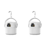 Solar Camping Lantern USB Rechargeable Outdoor Portable Waterproof Emergency Light for Hiking Backpacking Tent Activities – Image 8