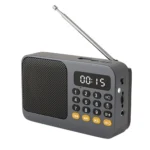 Bluetooth 5.0 Portable FM Radio Small Emergency Recargable Sound Box Mini Vintage Speaker Mp3 Player Support TF Card USB Drive – Image 9