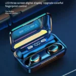 F9 Wireless Earphones LED Dislpaly Binaural TWS Wireless Bluetooth Headset Waterproof Noise Reduction Bluetooth Headphones – Image 5