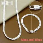 Collier en argent 925, chaîne 6 mm, 40–60 cm, homme & femme, idéal mariage, fiançailles ou cadeau. – Image 9