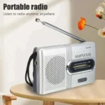 Emergency Pocket Mini Radio FM AM Radio Built-in Speaker Battery Operated Radio Receiver Best Player for Senior Home Walking – Image 4