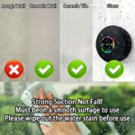 Portable Wireless Bluetooth Speaker LED Light IPX4 Waterproof Loudspeaker Outdoor Bathroom Large Suction Cup Stereo Sound Box – Image 4