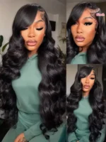 Glueless 13×4 HD Lace Front Wig, Vietnamese Remy Human Hair, Body Wave, Pre-Plucked Hairline – Image 3