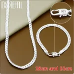 Collier en argent 925, chaîne 6 mm, 40–60 cm, homme & femme, idéal mariage, fiançailles ou cadeau. – Image 15